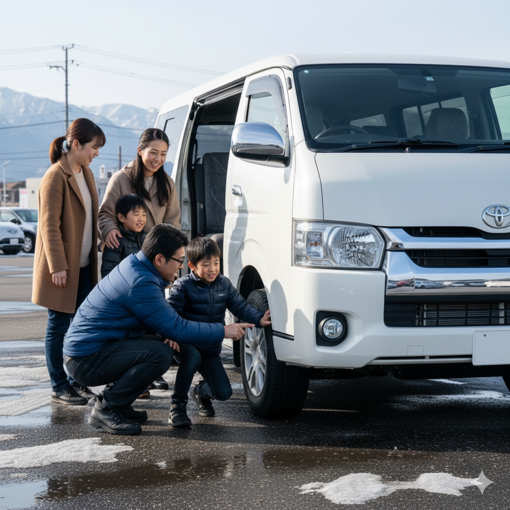 ハイエースはディーゼルとガソリンどっちがいい？自社ローン中古車購入のための比較表一覧