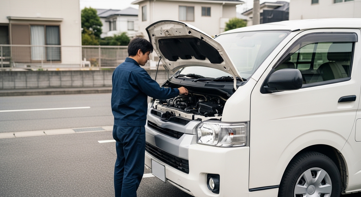 ハイエース ディーゼル中古車の長寿命化！自社ローン購入後のメンテナンス方法