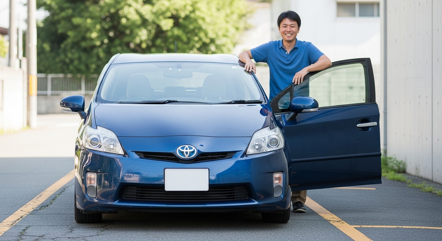 中古車のプリウスを自社ローンで手に入れる！購入前に必見の実燃費との比較表