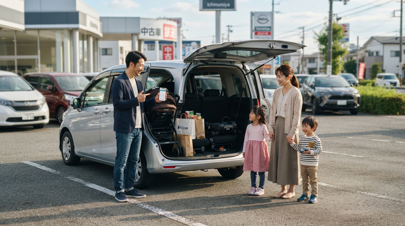 一宮で家族向け中古車を探すなら？購入前に考えたい予算と使い方
